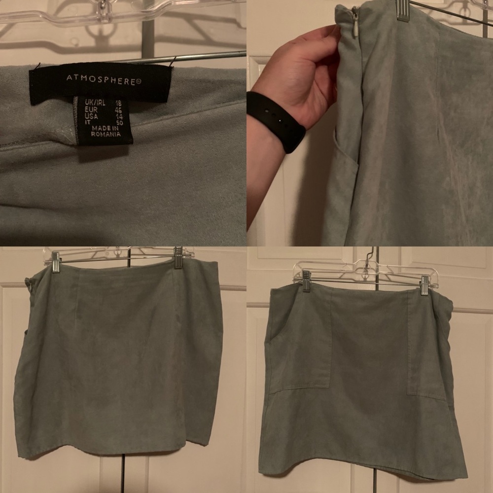 Mint green skirt